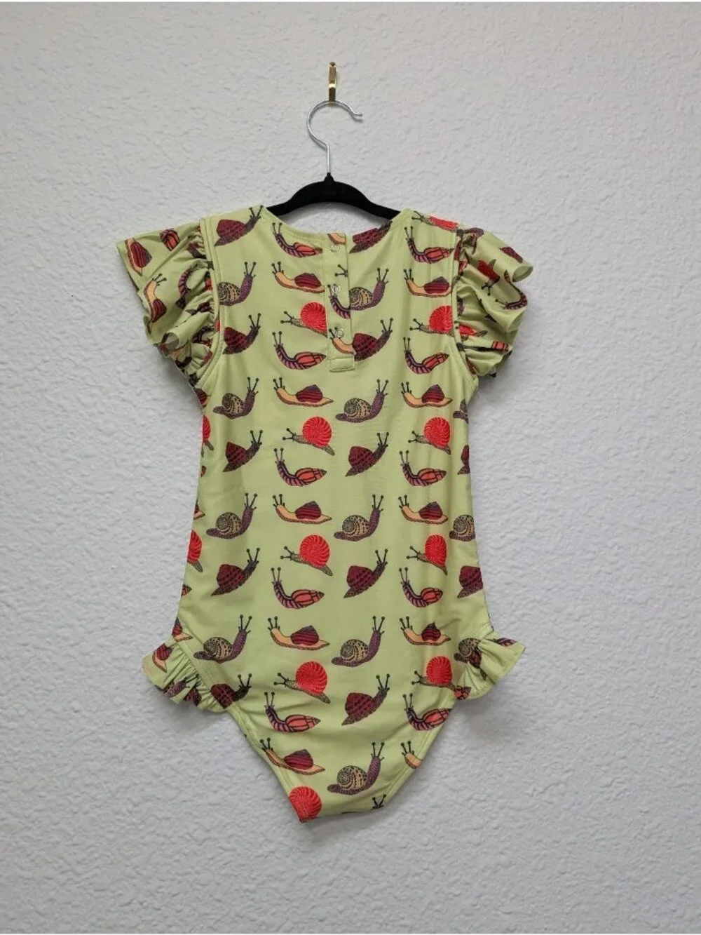 Kate Quinn Swimsuit Frilly One Piece Snails Swim 5Y Ruffle